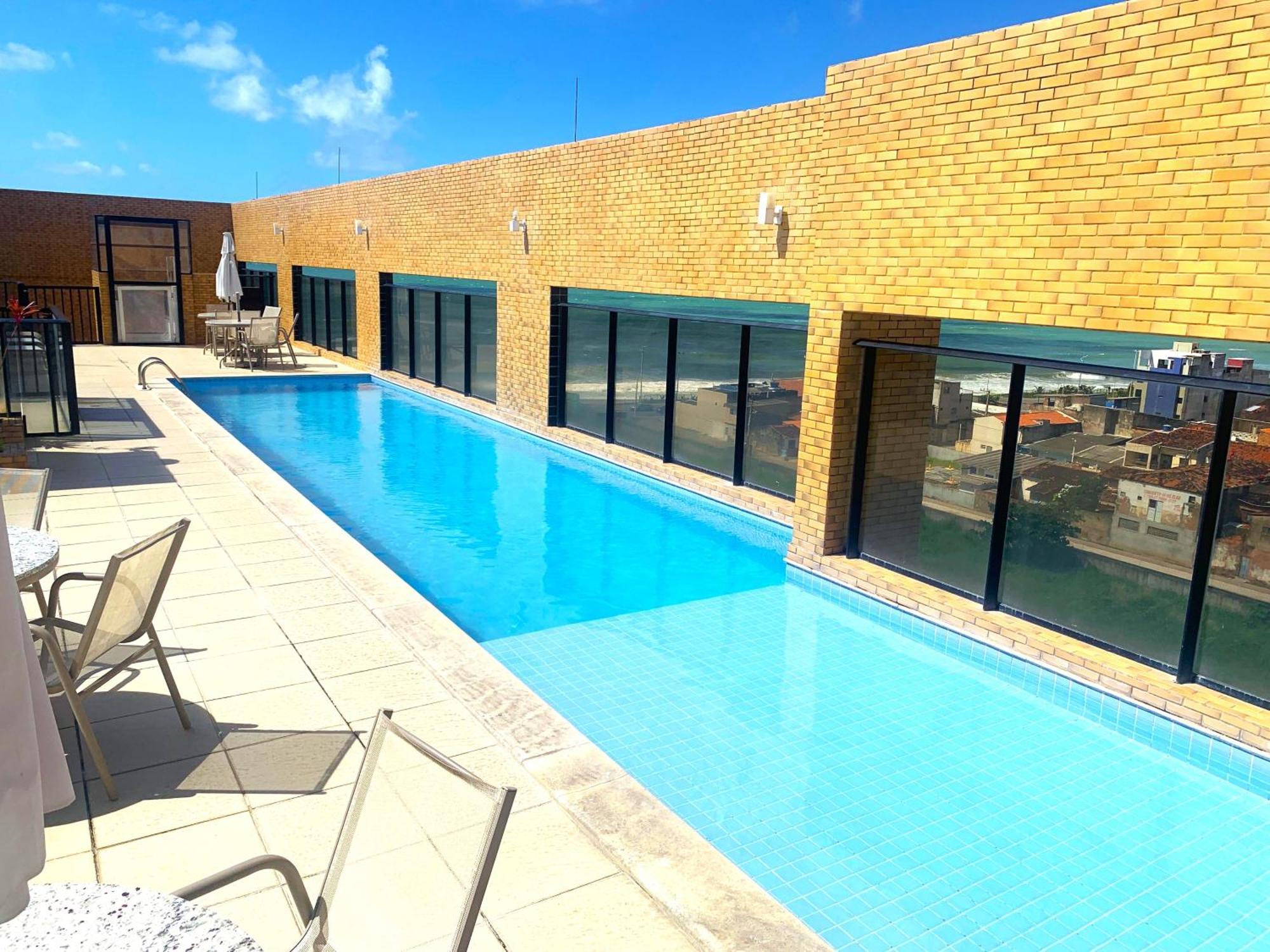 Apartamento 50M Praia- Piscina - Vista Mar - Academia - มาเซโอ ภายนอก รูปภาพ